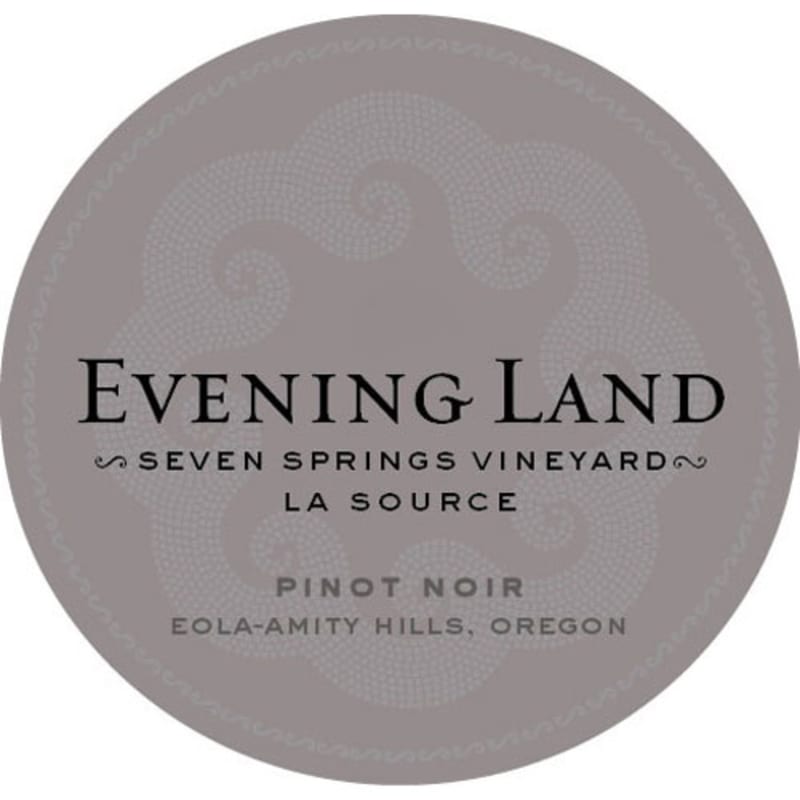 Evening Land Seven Springs Vineyard La Source Pinot Noir 2012 Front Label