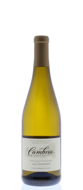 Cambria Tepusquet Vineyard Viognier 2013 Front Bottle Shot