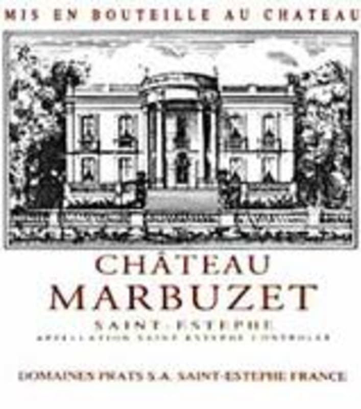 Chateau Haut-Marbuzet 1996 Front Label
