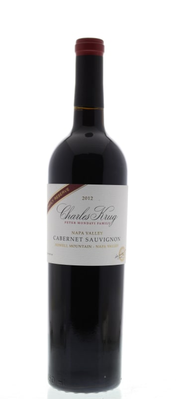 Charles Krug Family Reserve Cabernet Sauvignon 2012 Front Bottle Shot