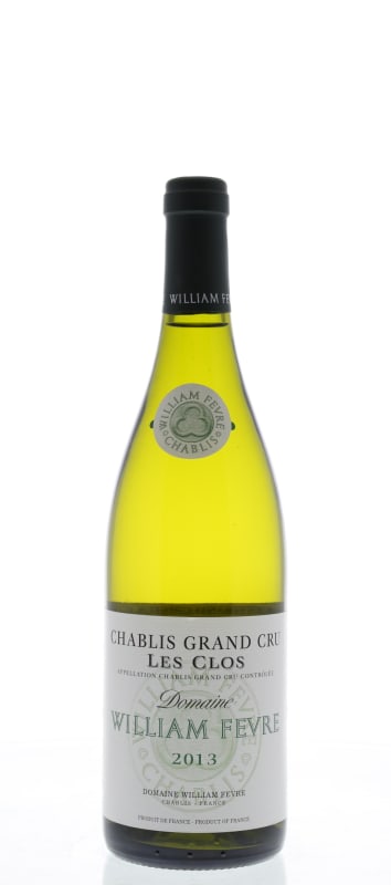 William Fevre Chablis Les Clos Grand Cru 2013 Front Bottle Shot