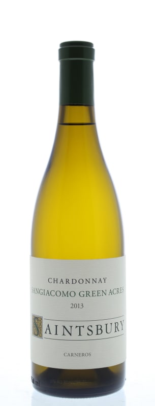 Saintsbury Sangiacomo Green Acres Chardonnay 2013 Front Bottle Shot