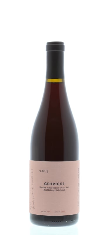 Gehricke Russian River Valley Pinot Noir 2013 Front Bottle Shot