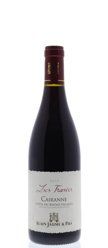 Alain Jaume Cairanne Les Travees 2012 Front Bottle Shot