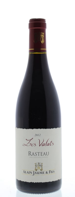 Alain Jaume Rasteau Les Valats 2012 Front Bottle Shot