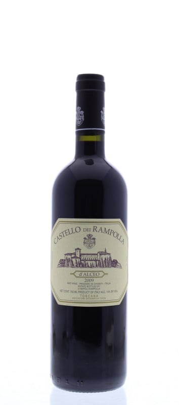 Castello dei Rampolla d'Alceo 2009 Front Bottle Shot