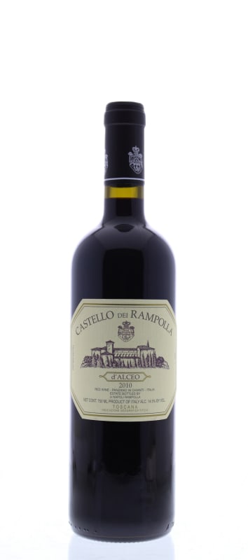Castello dei Rampolla d'Alceo 2010 Front Bottle Shot