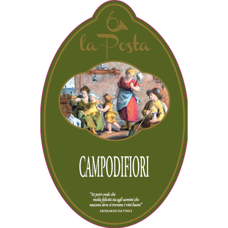 Carlo De Lucia La Posta Falanghina 2013 Front Label