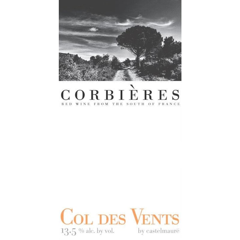 Castelmaure Col des Vents 2013 Front Label