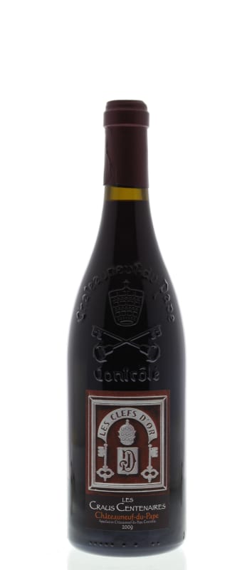 Les Clefs d'Or Les Craus Centenaires 2009 Front Bottle Shot