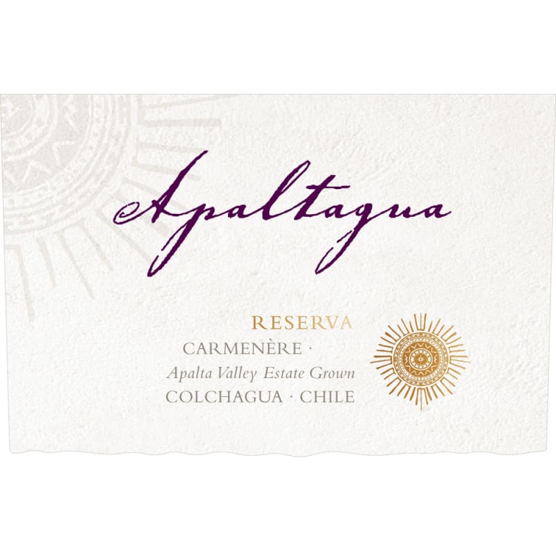 Apaltagua Reserva Carmenere 2013 Front Label