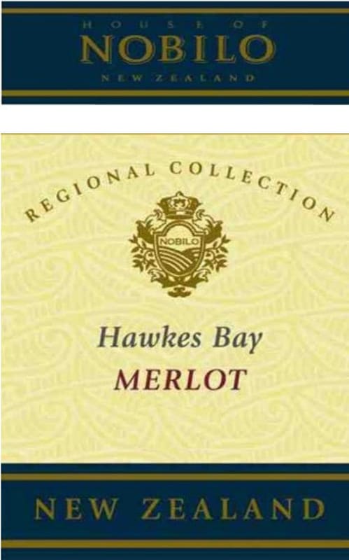 Nobilo Regional Collection Merlot 2010 Front Label