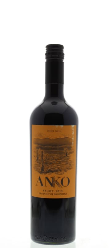 Anko Malbec 2013 Front Bottle Shot