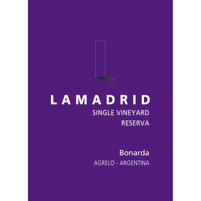 Lamadrid Bonarda Reserva 2011 Front Label