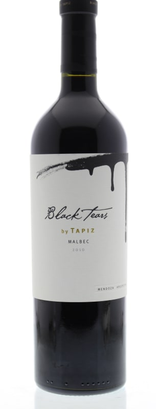 Tapiz Black Tears Malbec 2010 Front Bottle Shot