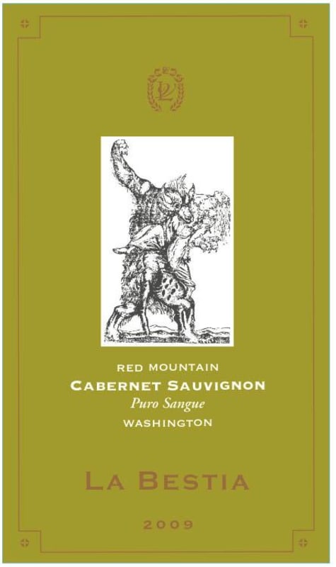 Lachini Vineyards La Bestia Cabernet Sauvignon 2009 Front Label