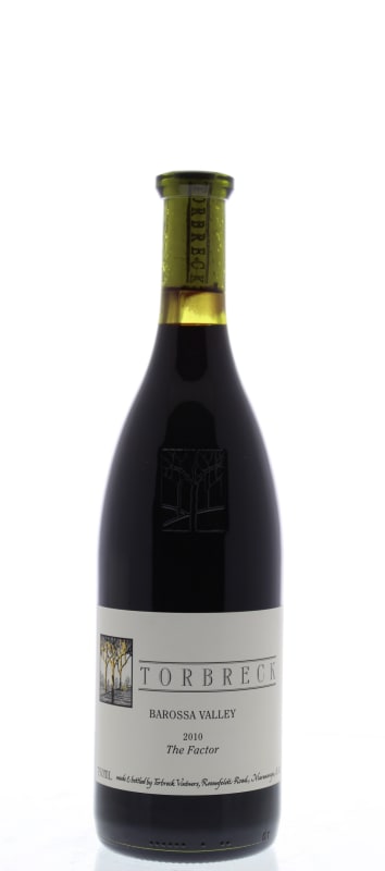 Torbreck The Factor Shiraz 2010 Front Bottle Shot