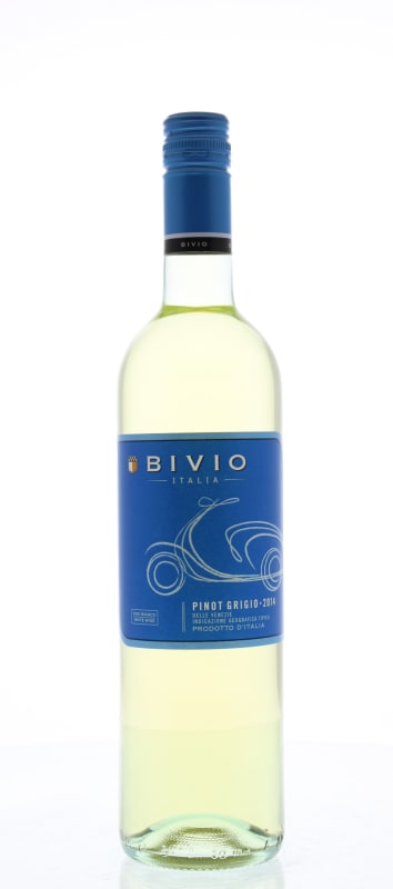 Bivio Pinot Grigio 2014 Front Bottle Shot