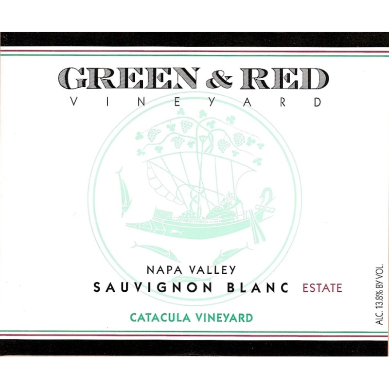 Green & Red Catacula Vineyard Sauvignon Blanc 2013 Front Label