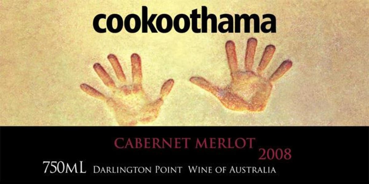 Nugan Estate Cookoothama Cabernet Sauvignon Merlot 2008 Front Label