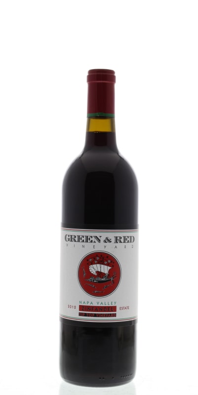 Green & Red Tip Top Vineyard Zinfandel 2012 Front Bottle Shot