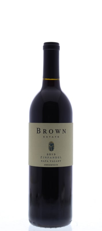 Brown Estate Zinfandel 2013 Front Bottle Shot