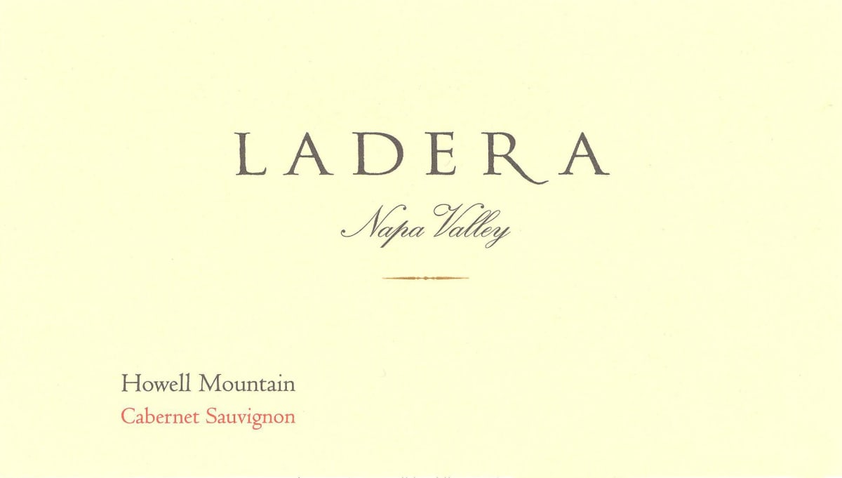 Ladera Howell Mountain Cabernet Sauvignon 2010 Front Label