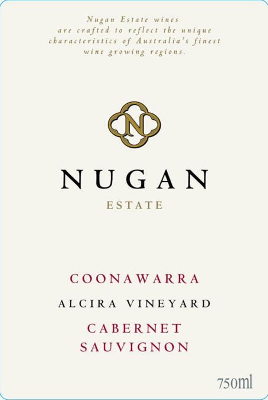 Nugan Estate Alcira Vineyard Cabernet Sauvignon 2008 Front Label