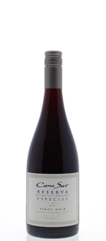 Cono Sur Reserva Especial Pinot Noir 2012 Front Bottle Shot