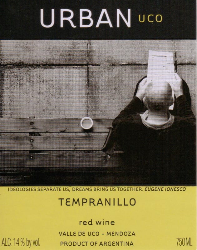 Bodegas O. Fournier Urban Tempranillo 2011 Front Label