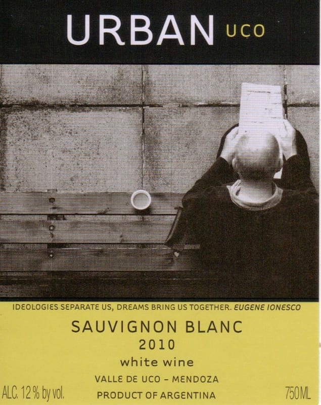 Bodegas O. Fournier Urban Sauvignon Blanc 2010 Front Label