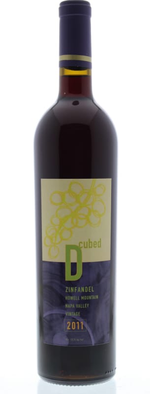 D-Cubed Cellars Howell Mountain Zinfandel 2011 Front Bottle Shot