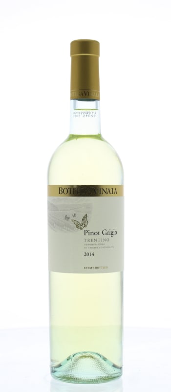 Bottega Vinaia Pinot Grigio 2014 Front Bottle Shot