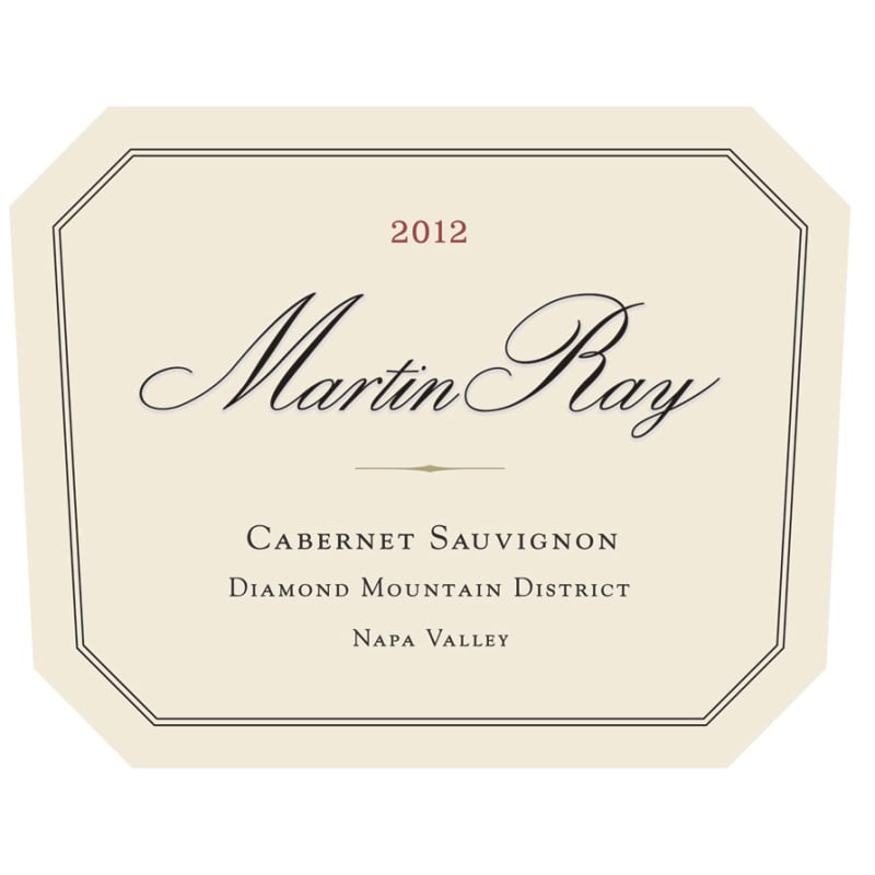 Martin Ray Diamond Mountain Cabernet Sauvignon 1997 Front Label