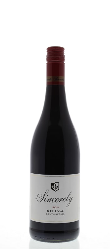 Neil Ellis Sincerely Shiraz 2011 Front Bottle Shot