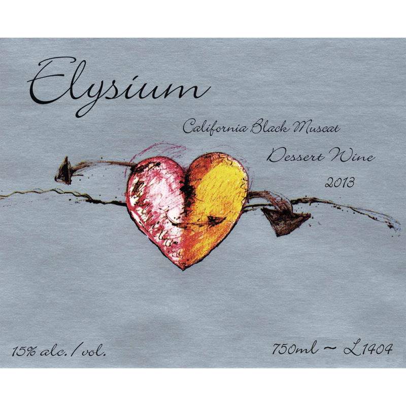 Quady Elysium Black Muscat 2013 Front Label
