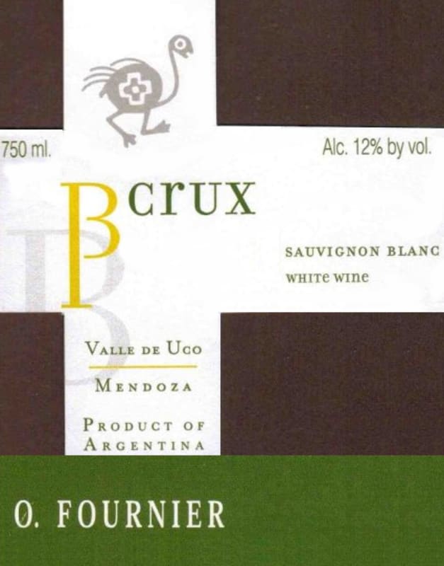 Bodegas O. Fournier B Crux Sauvignon Blanc 2015 Front Label
