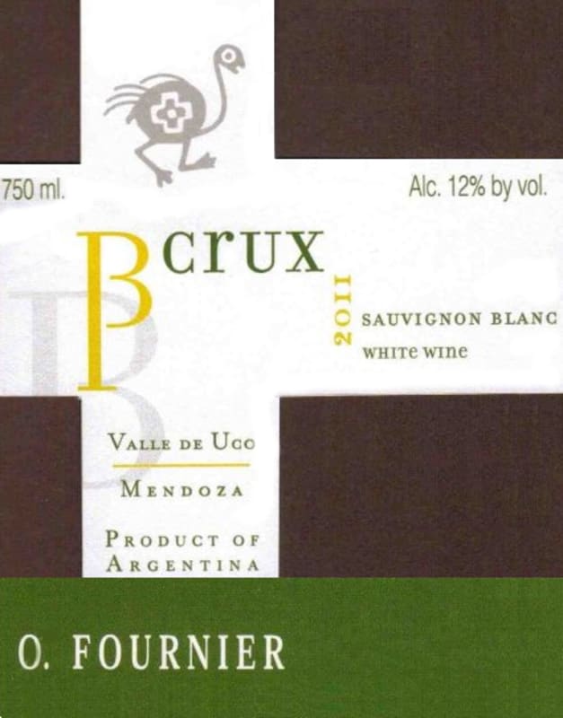 Bodegas O. Fournier B Crux Sauvignon Blanc 2011 Front Label