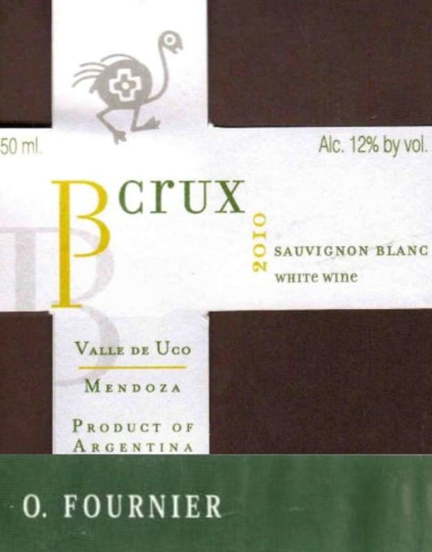 Bodegas O. Fournier B Crux Sauvignon Blanc 2010 Front Label