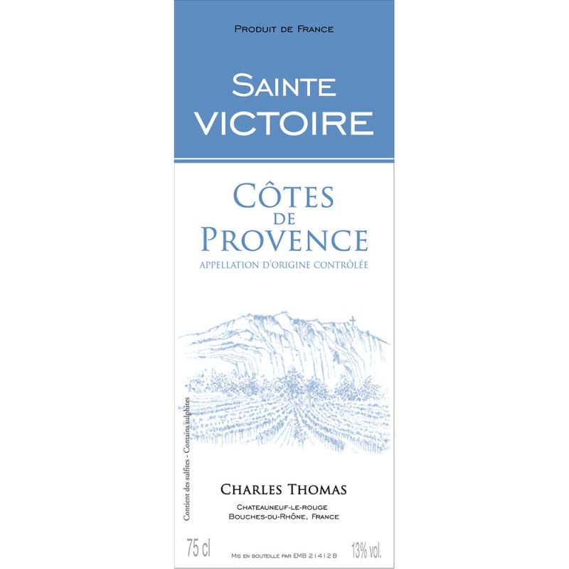 Sainte Victoire Provence Rose 2014 Front Label