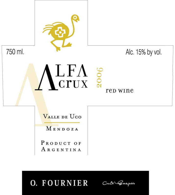 Bodegas O. Fournier Alfa Crux Blend 2006 Front Label