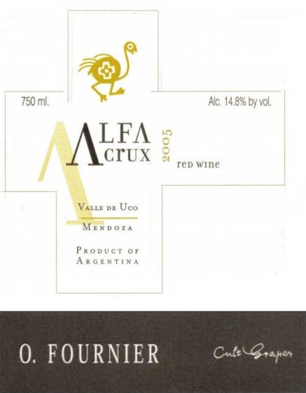 Bodegas O. Fournier Alfa Crux Blend 2007 Front Label