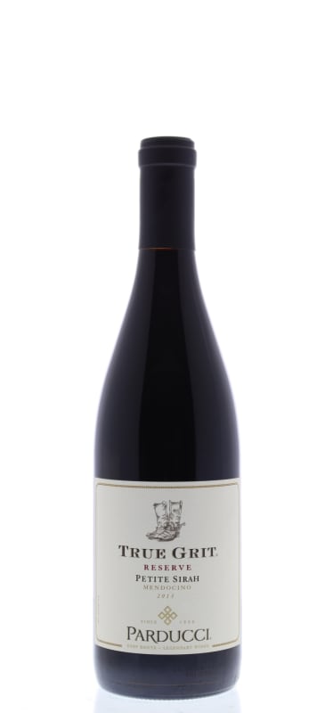Parducci True Grit Reserve Petite Sirah 2013 Front Bottle Shot