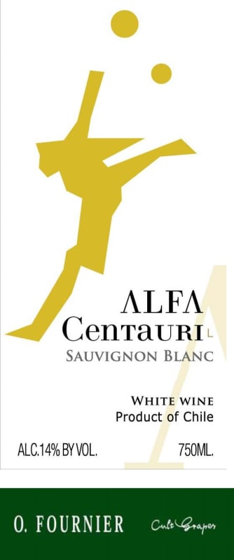 Bodegas O. Fournier Alfa Centauri Sauvignon Blanc 2013 Front Label