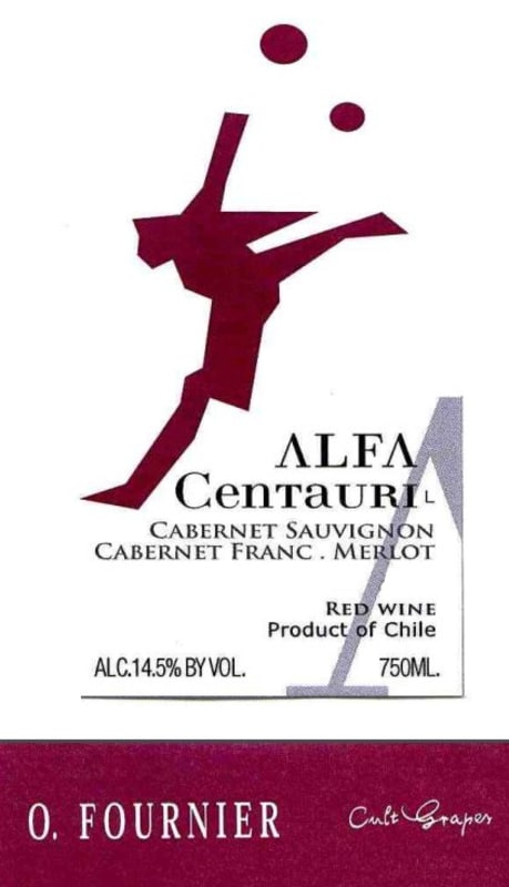 Bodegas O. Fournier Alfa Centauri Red 2009 Front Label
