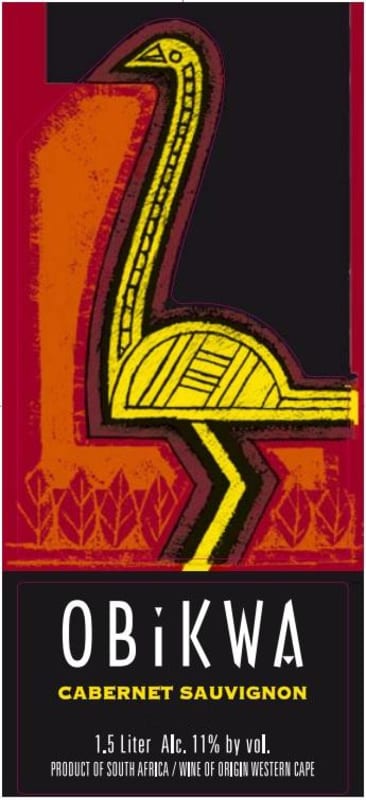 Obikwa Cabernet Sauvignon 2011 Front Label