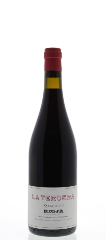 La Tercera Reserva 2010 Front Bottle Shot