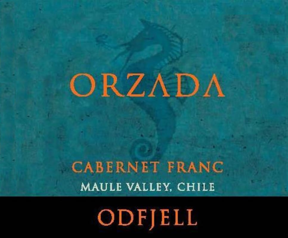 Odfjell Orzada Cabernet Franc 2010 Front Label