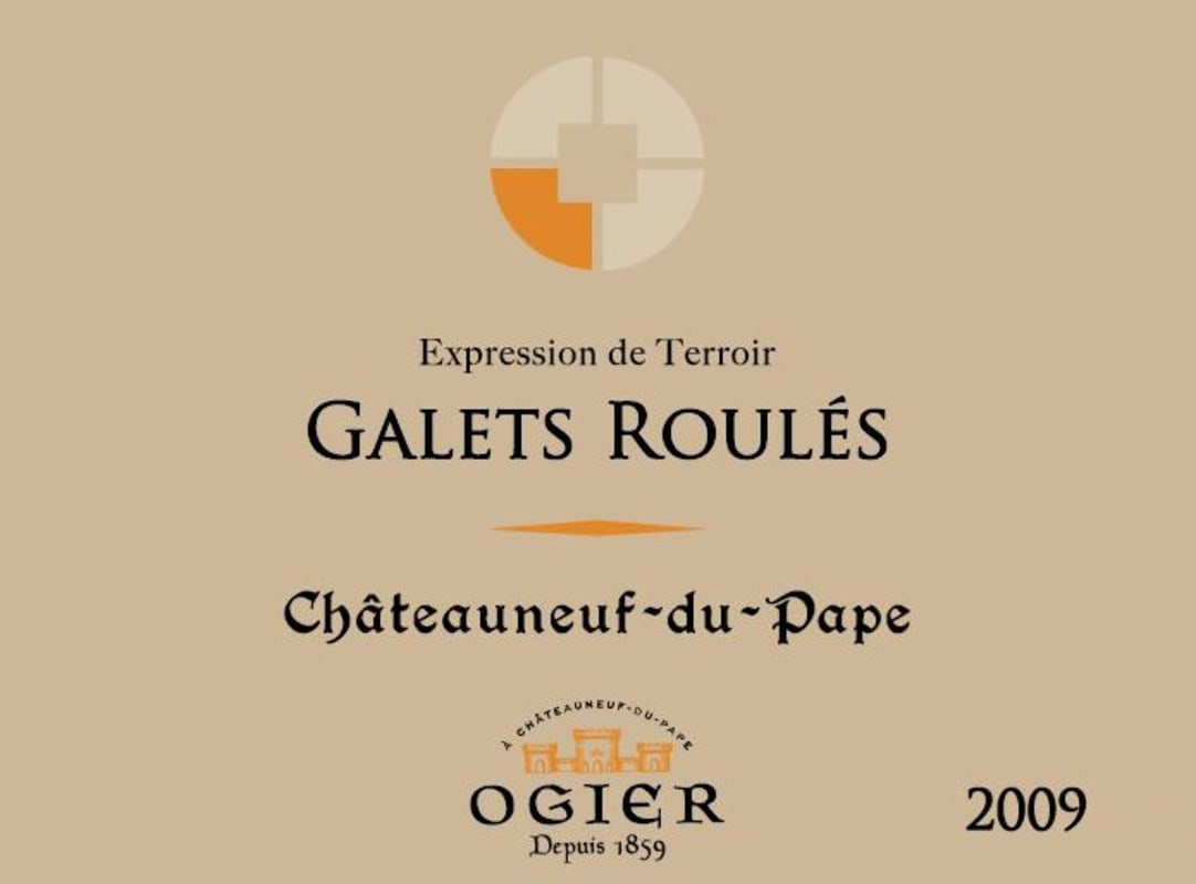 Ogier Chateauneuf-du-Pape Galets Roules 2009 Front Label