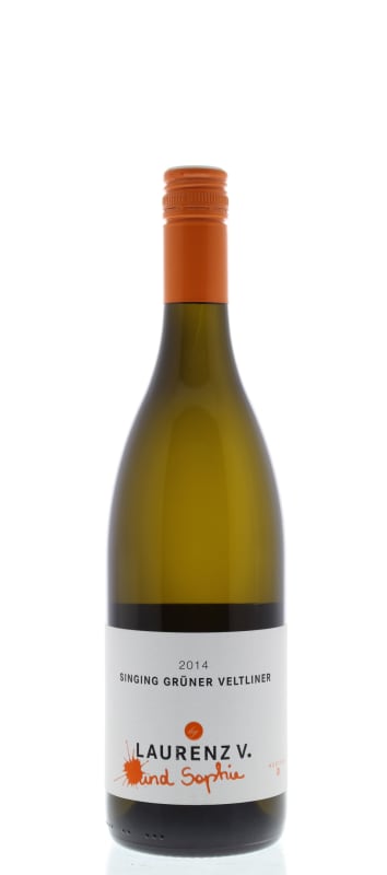 Laurenz V Singing Gruner Veltliner 2014 Front Bottle Shot
